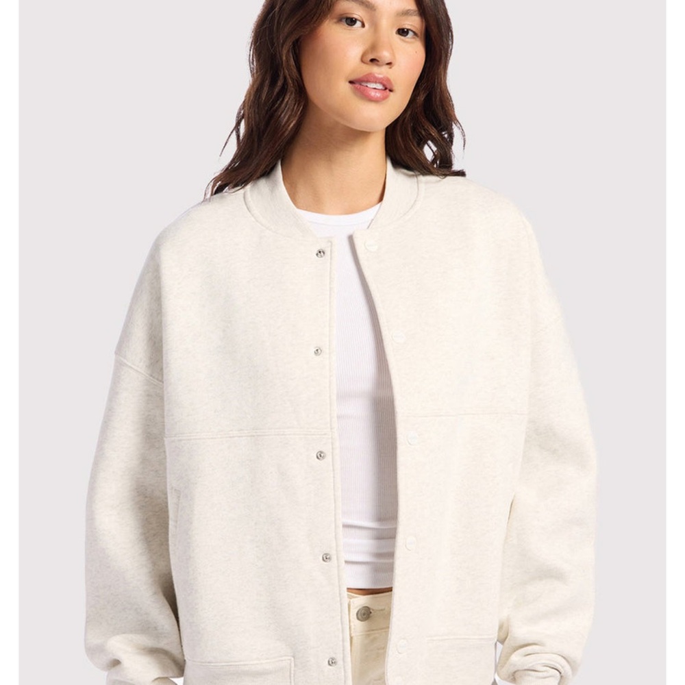 Nuuds Light Gray Snap Jacket
